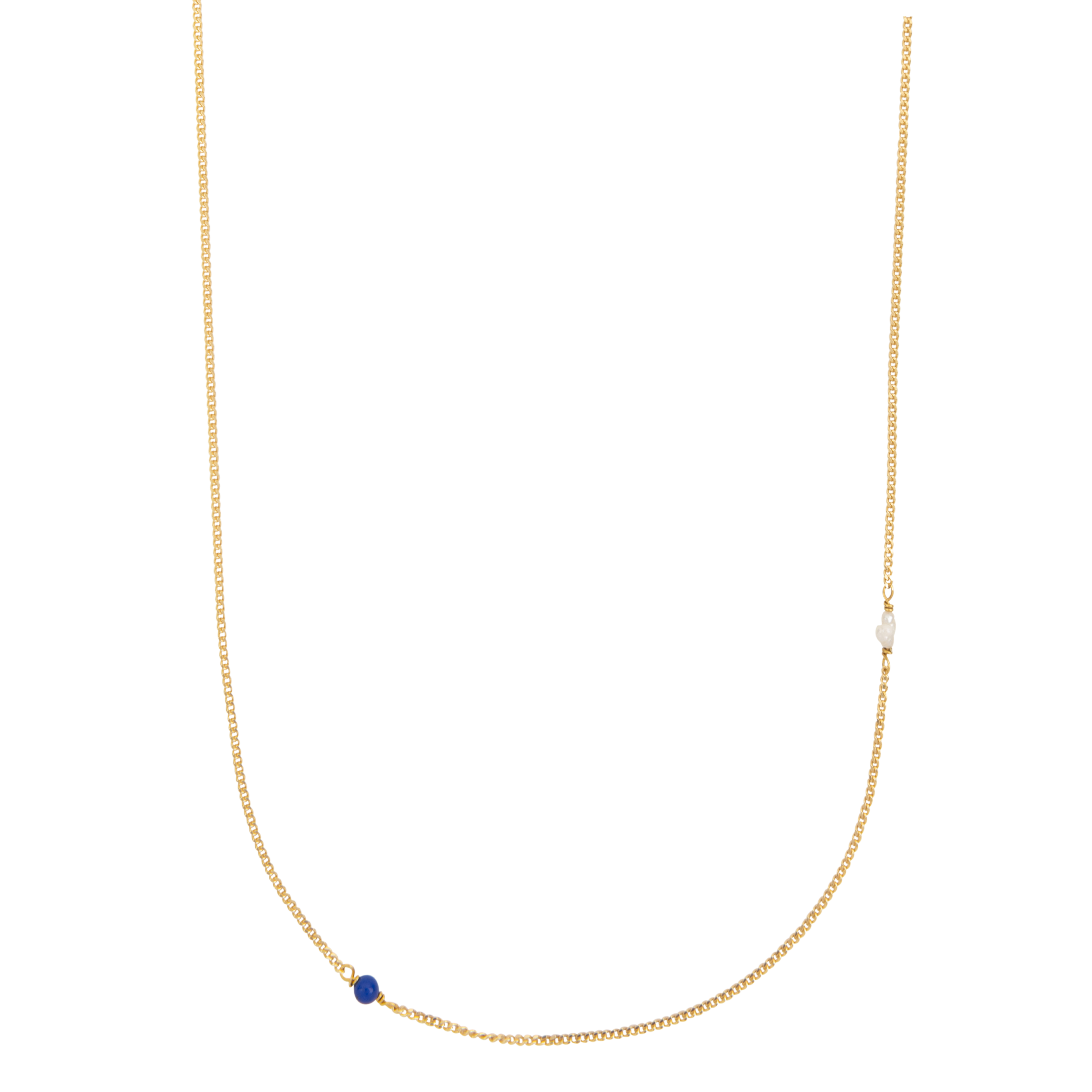 Elemental shortie Lapis Lazuli (geboortesteen September) | Verguld en zilver