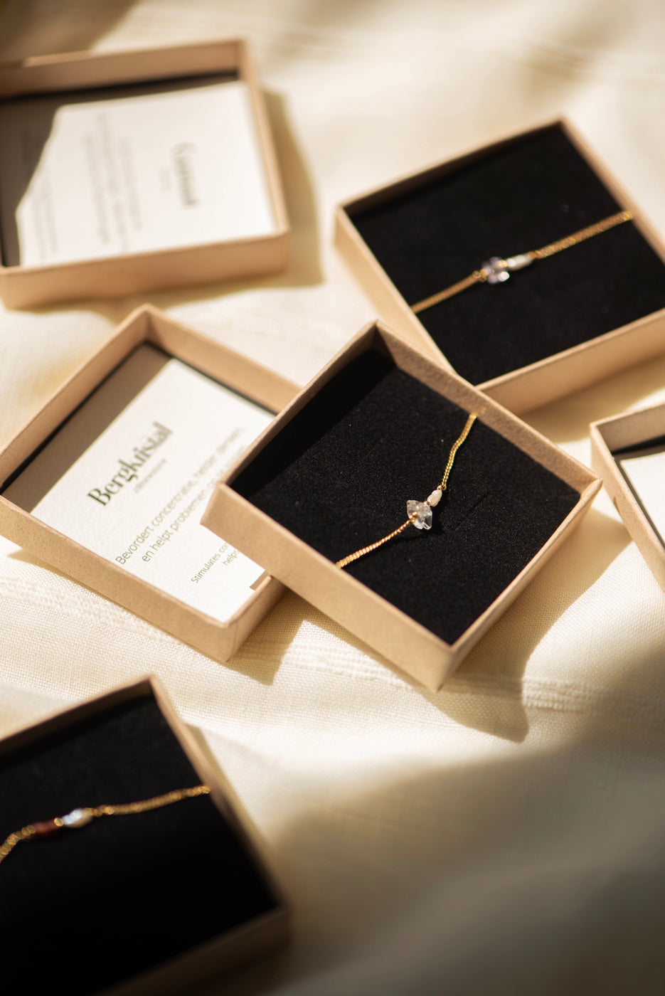 Elemental armband Amethyst (geboortesteen Februari) | Verguld en zilver