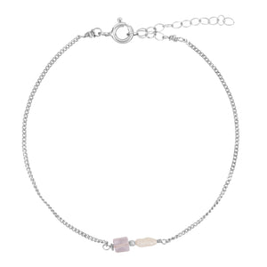 Elemental armband - Amethyst | Verguld en zilver