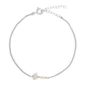 Elemental armband - Bergkristal | Verguld en zilver