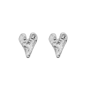 Set oorbellen | I Choose Love & Opal - zilver