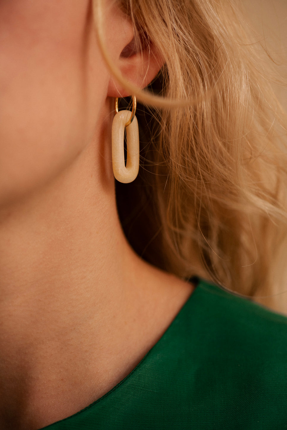 Oorbellen Forever Dreaming - Beige en Bruin