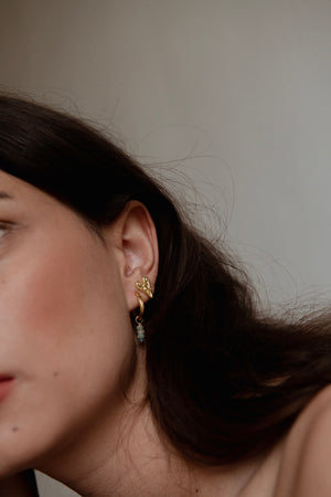 Set oorbellen | I Choose Love & Opal - zilver