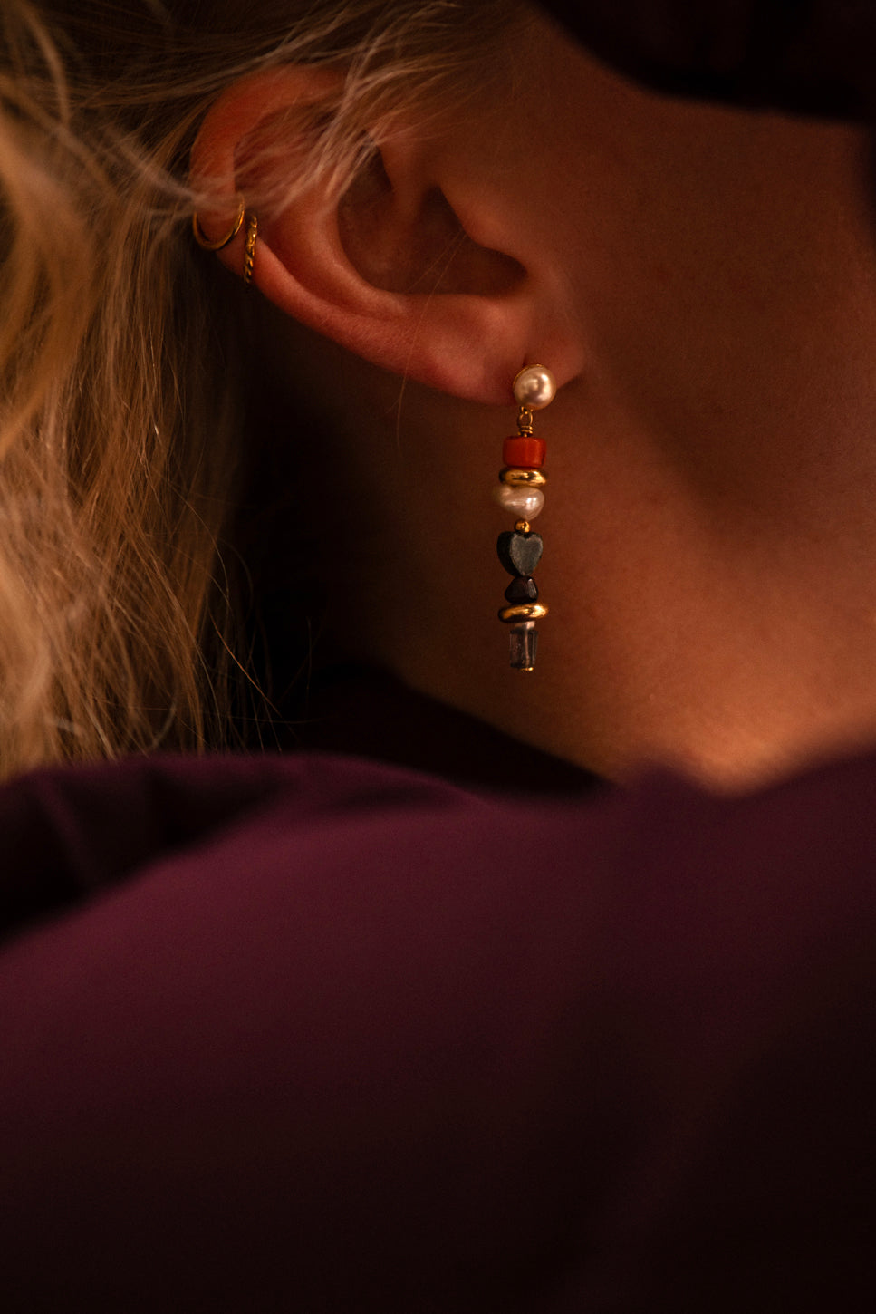 Oorbellen Fleur Sauvage