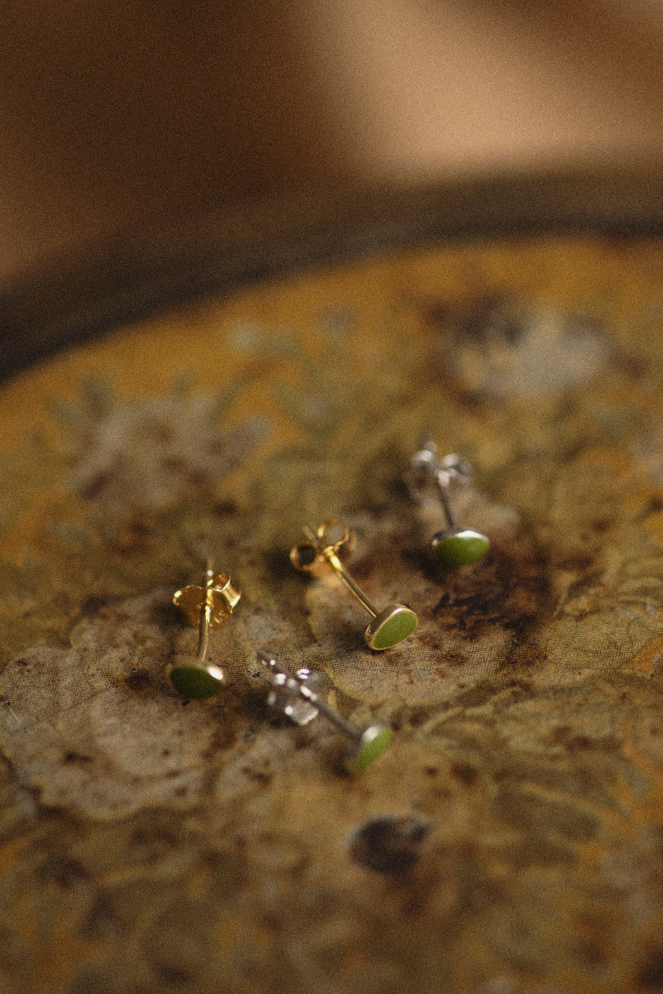 Oorstekers Morning Sun - zilver