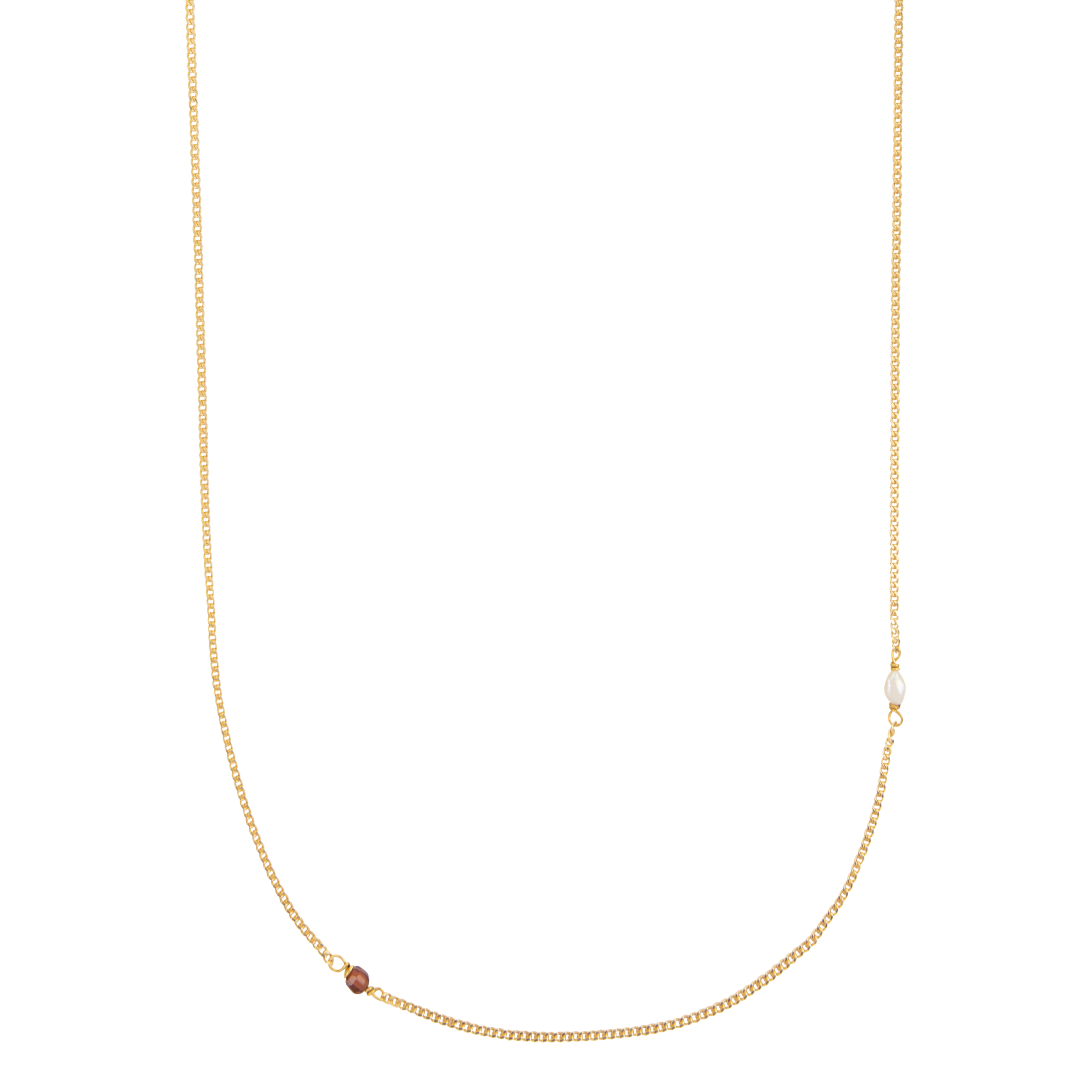 Elemental shortie - Granaat  |  Verguld en zilver