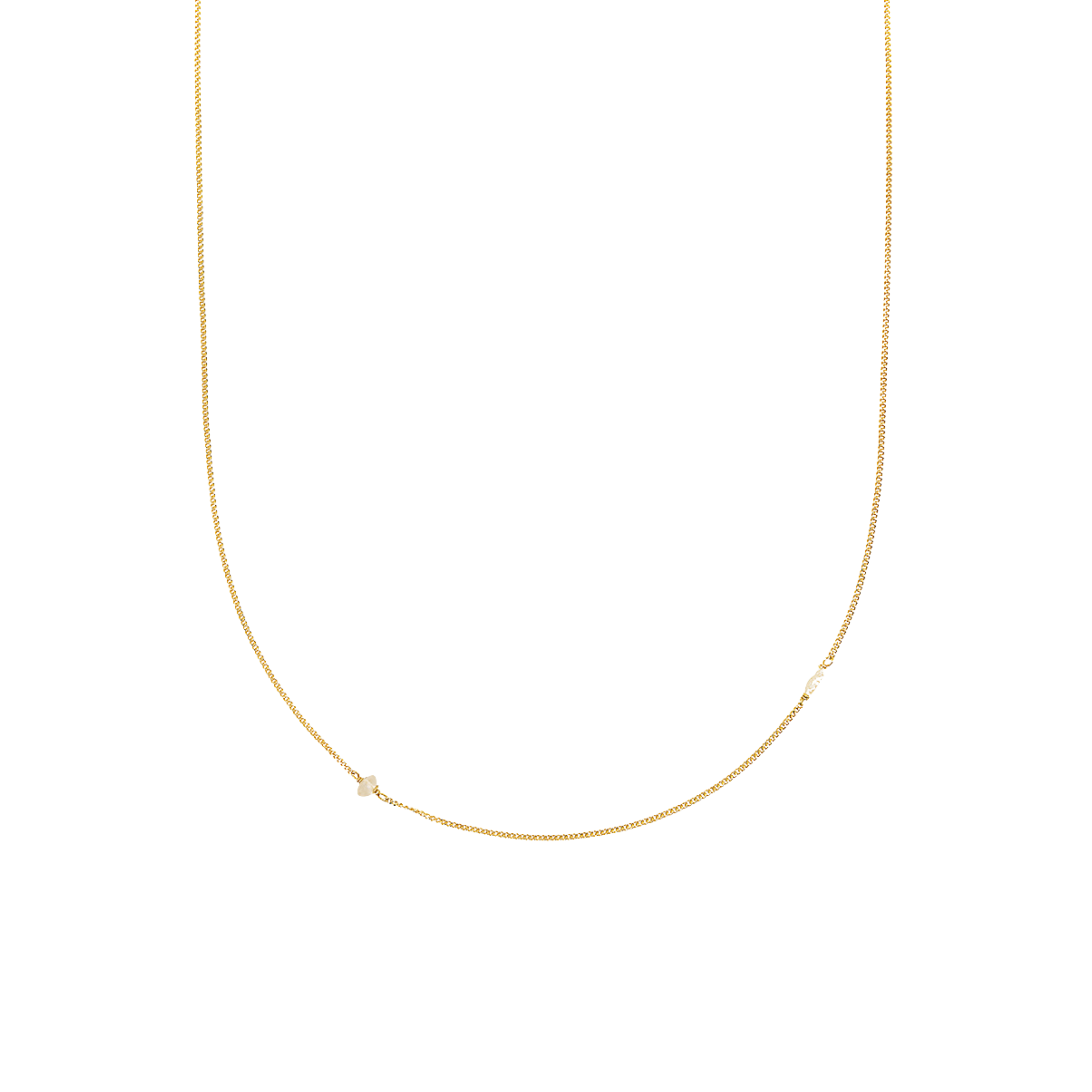 Elemental shortie Rozenkwarts  |  Verguld en zilver