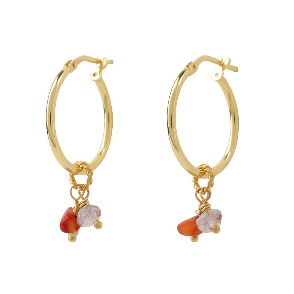 Oorbellen Sometin' Somethin' rood