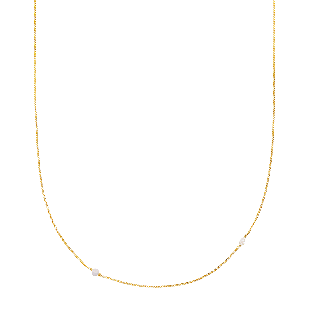 Elemental shortie - Chalcedoon  |  Verguld en zilver