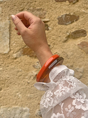Armband Parisienne - Warm oranje