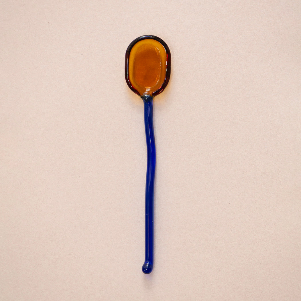 Koffielepel blauw