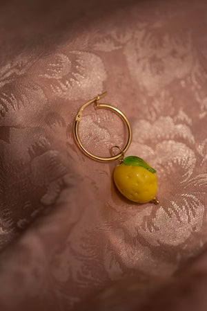Oorbel Citroen - per stuk
