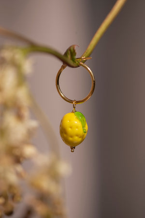 Oorbel Citroen - per stuk