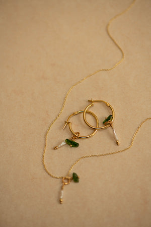 Shortie Somethin' Somethin' olijf - zilver