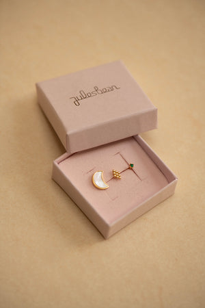 Oorstekers Zelie - zilver