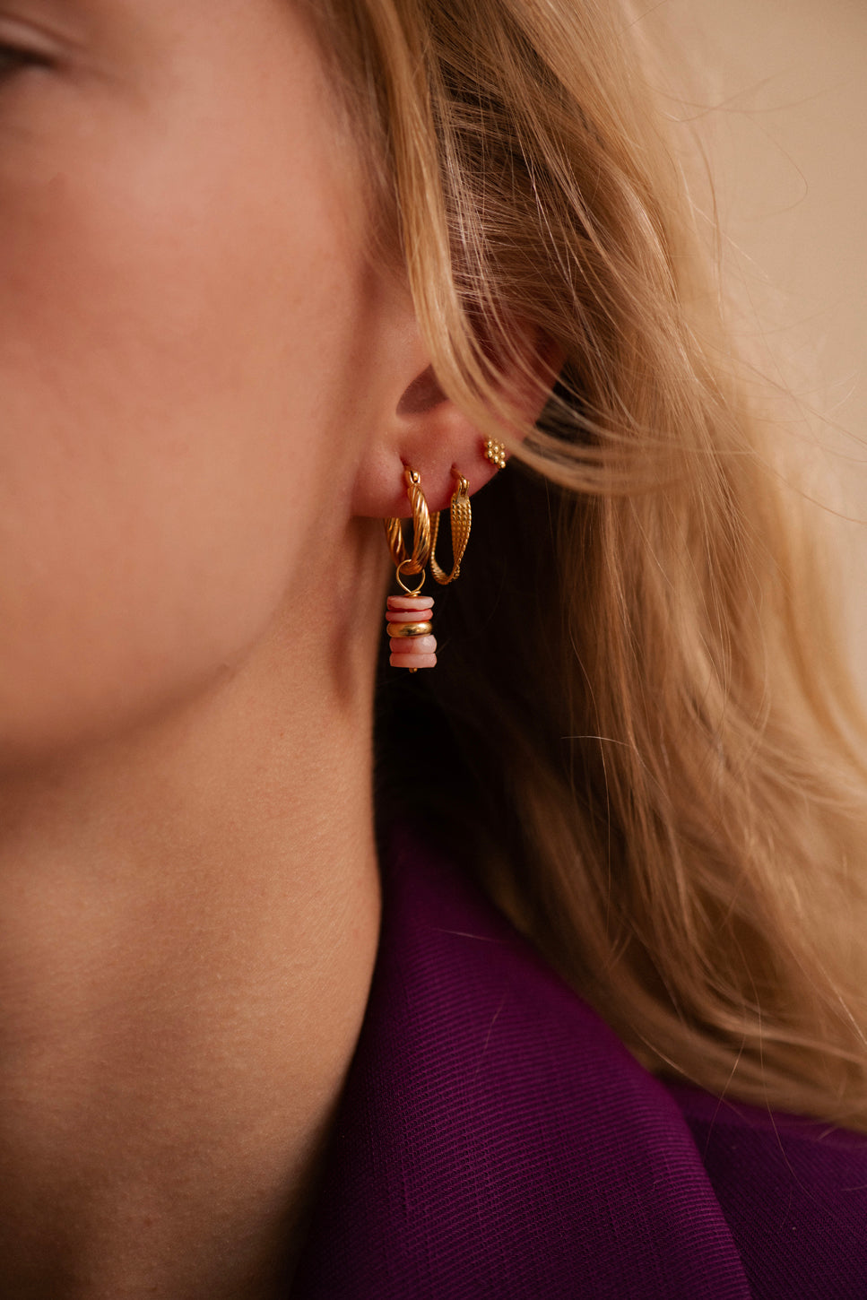 Oorstekers Zelie - zilver