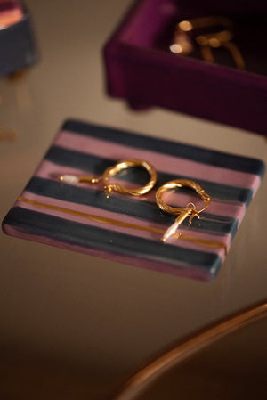 Keramieken bewaardoosje - Blueberry