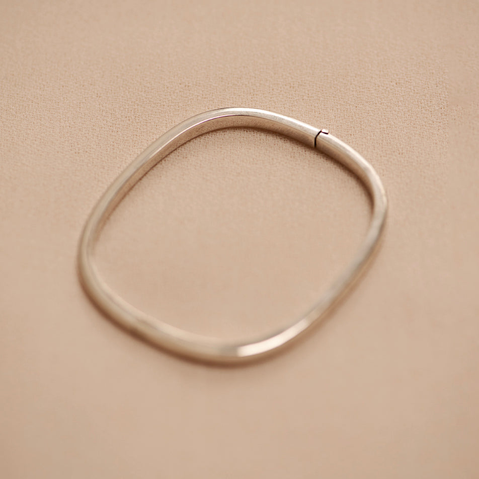 Luxe bangle armband  La Bohème - zilver