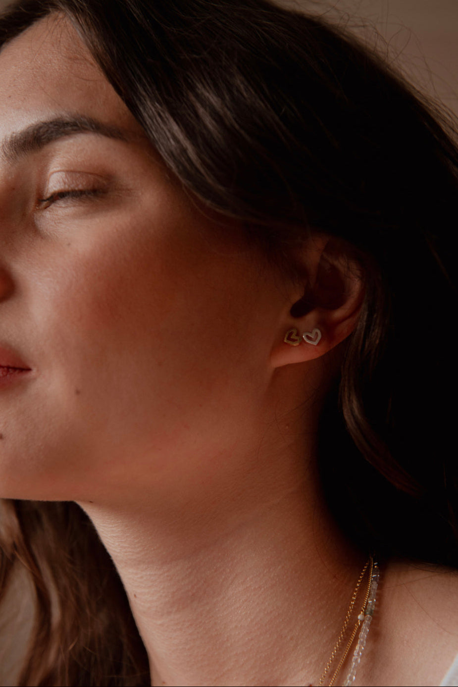 Oorstekers Loveletter - zilver