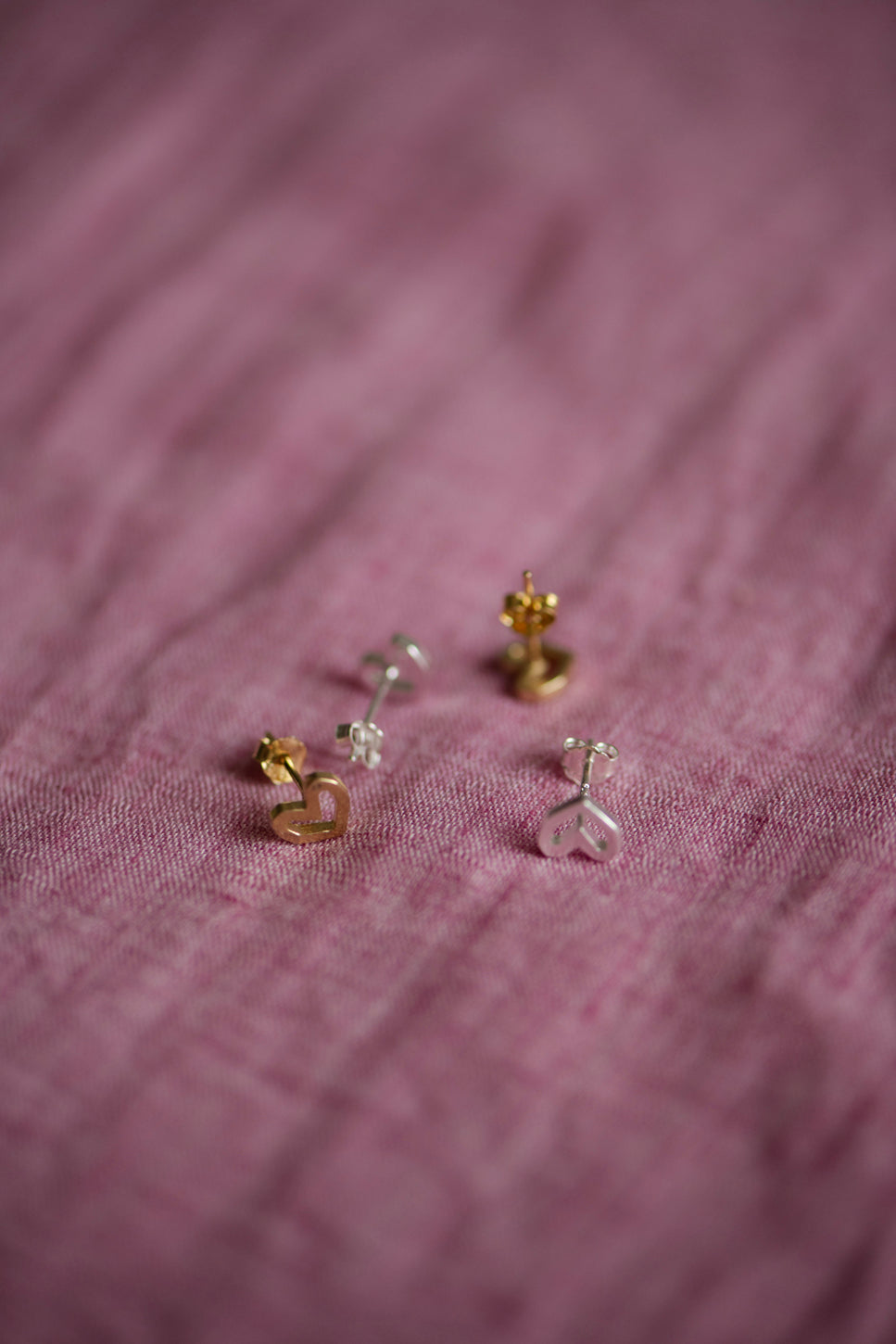 Oorstekers Loveletter - zilver