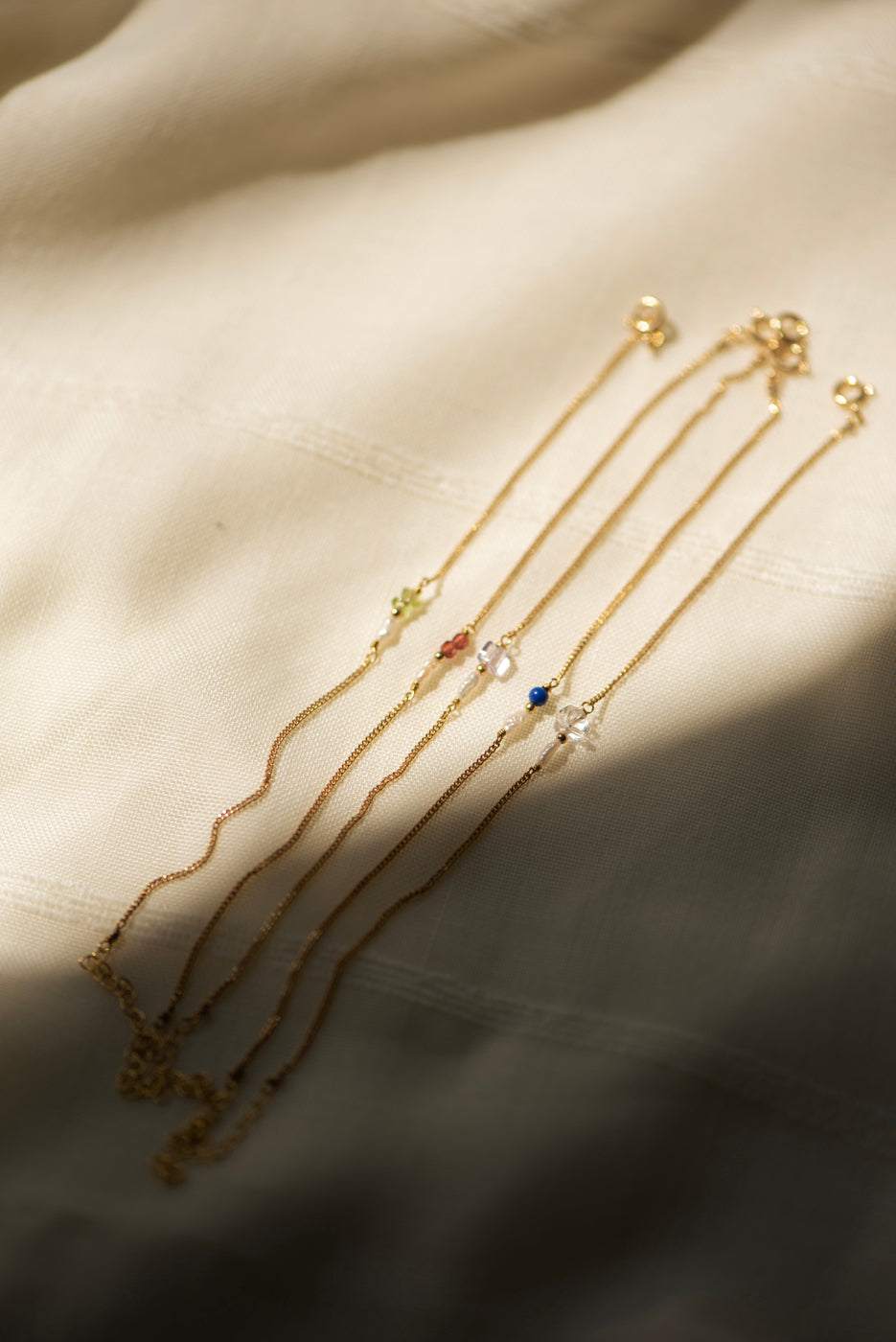 Elemental shortie - Granaat  |  Verguld en zilver