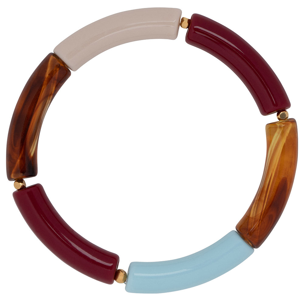 Armband Arc En Ciel - Burgundy