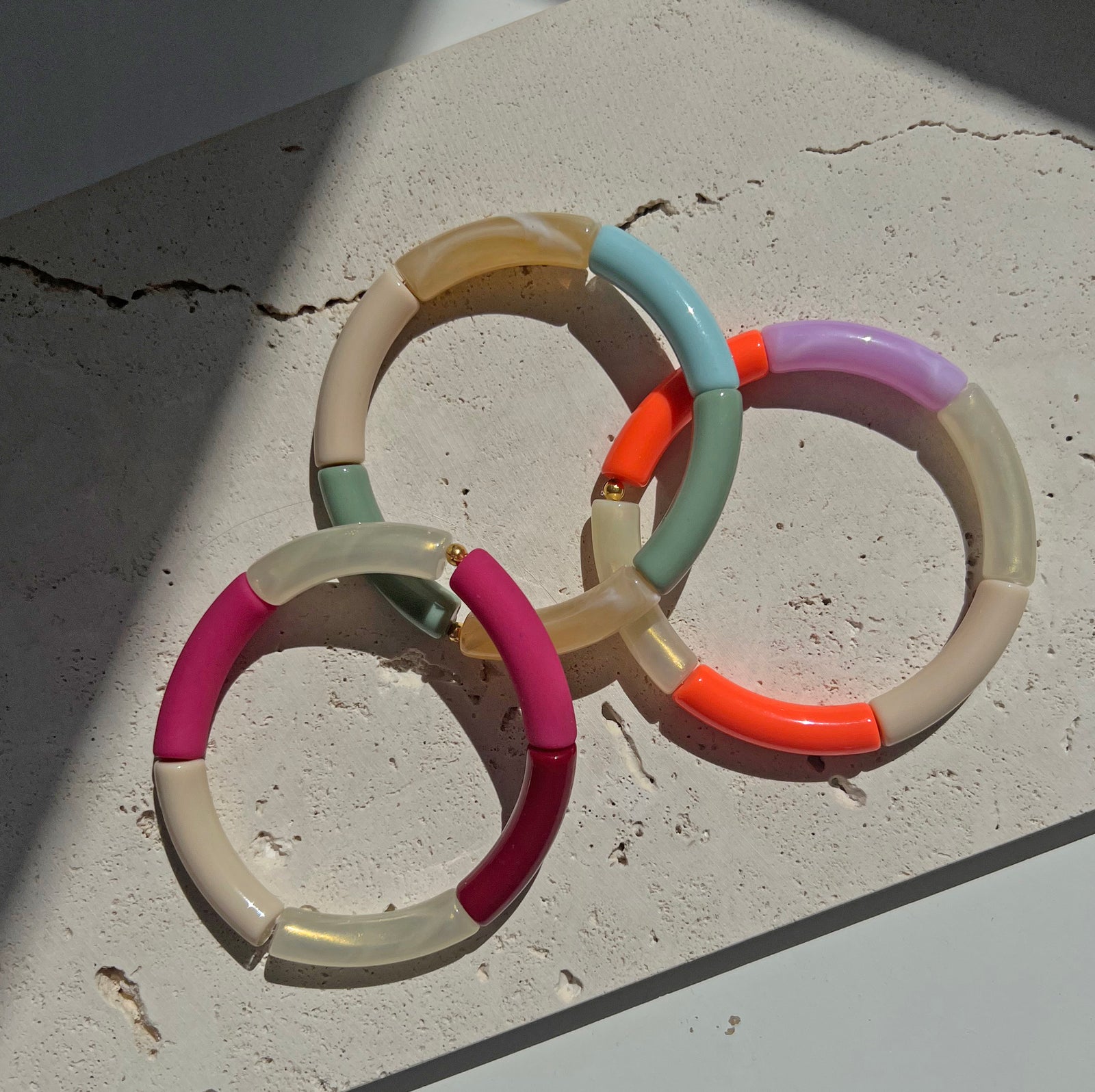 Armband Arc En Ciel - Fuchsia